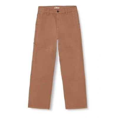 Abbildung von s.Oliver Baggy Loose FIT MID RISE / Straight Leg Jeans für Kinder, Größe: 146xSLIM, Sandstein