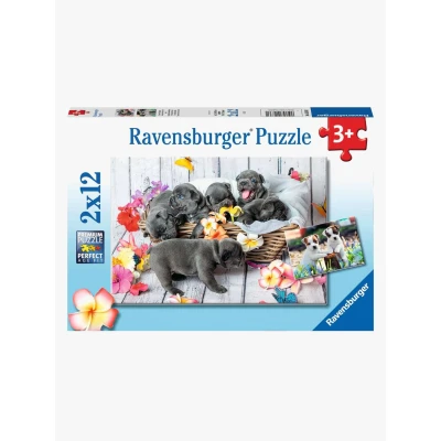 Abbildung von Ravensburger Puzzles Small Fur Balls 2x12 Teile