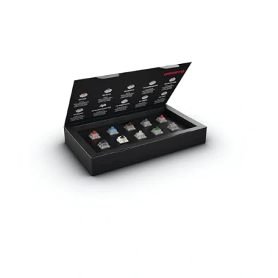 Abbildung von CHERRY MX RGB GREY Switch Kit, 23 Mechanische Tastatur Schalter, für DIY, Hot Swap oder Gaming Keyboard, Taktiler ohne Klick, Gezielt, Robust &amp; Spürbar