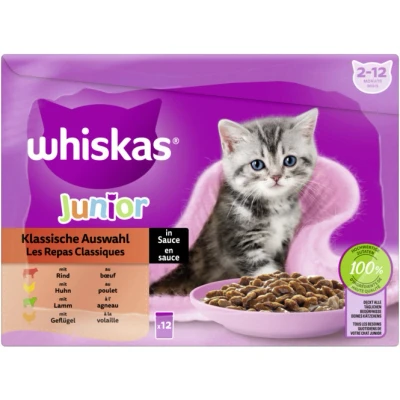 Abbildung von Whiskas Junior Klassische Auswahl in Sauce