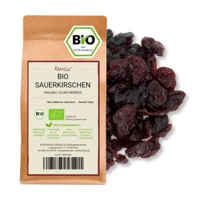 Abbildung von Kamelur 1kg BIO Sauerkirschen getrocknet und entsteint sonnengereifte getrocknete ungezuckert