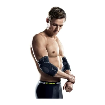 Abbildung von Derbystar Unisex Erwachsene Ellenbogenbandage 7059 Ellenbogenbandage, schwarz, S