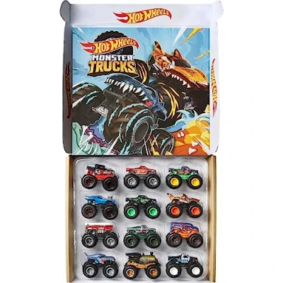 Abbildung von Mattel® Spielzeug Monstertruck Mattel GGC61 HotWheels Monster Trucks Die Cast Fahrzeuge, 1:64