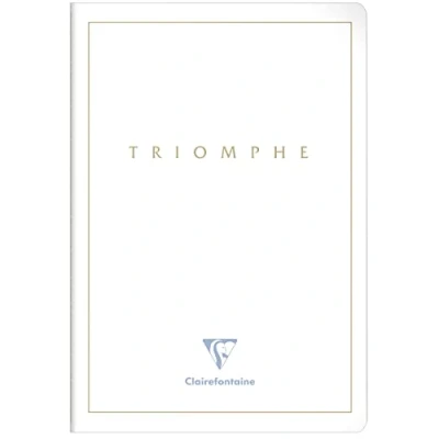 Abbildung von Clairefontaine 36170C Heft Triomphe GOLD, DIN A4, 21x29,7cm, mit Fadenbindung, 48 Blatt blanko, Papier weiß 90g, 1 Stück