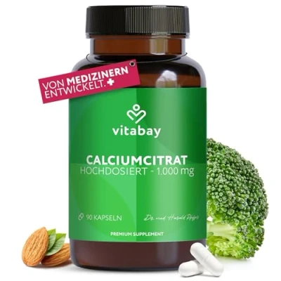 Abbildung von Vitabay Calciumcitrat 1000 mg Kalzium 90 St