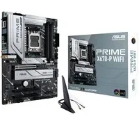 Abbildung von ASUS PRIME X670 P WIFI Gaming Mainboard Sockel AMD AM5 (Ryzen 7000, ATX, PCIe 5.0, 3x M.2, DDR5 Speicher, WiFi6, USB 3.2 Gen 2x2 Typ C, Aura Sync RGB Beleuchtung)
