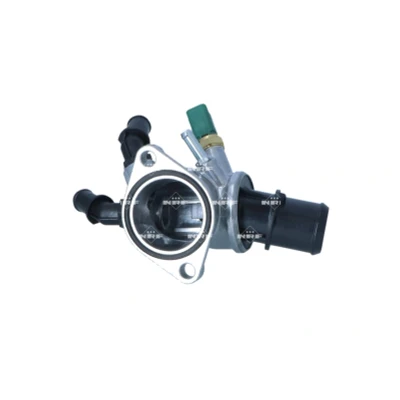 Abbildung von NRF 725241 Kühlwasserthermostat 88 mit Sensor, Dichtring Gehäuse OPEL: Astra H Caravan, Zafira B, Schrägheck