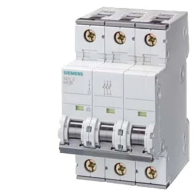 Abbildung von Siemens Leitungsschutzschalter 70 accesoriable 10 kA curva c 3 polig 2 A