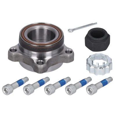 Abbildung von FEBI BILSTEIN 22805 Radlagersatz Vorderachse links, rechts mit Anbaumaterial 78 Schrägkugellager FORD: Transit Mk5 Pritsche/Fahrgestell