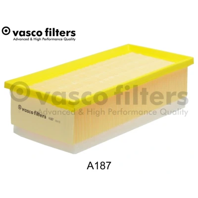 Abbildung von DAVID VASCO A187 Luftfilter 87 146 306 rechteckig Filtereinsatz mit Vorfilter TOYOTA: Avensis II Kombi, Corolla Verso, Schrägheck