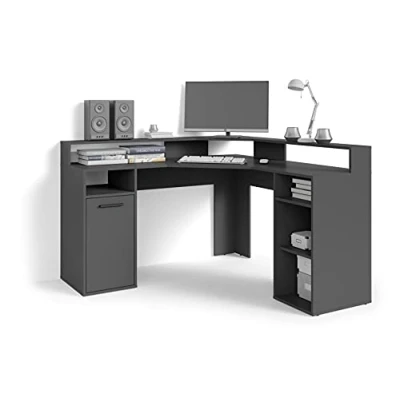Abbildung von byLIVING Gamingtisch &quot;Fox&quot;, Breite 139 cm, moderner Eck Schreibtisch
