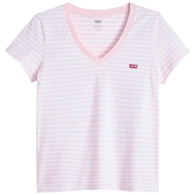 Abbildung von Levi&#039;s Perfect V NECK Tshirt print, Damen, Größe: XS, potpourri