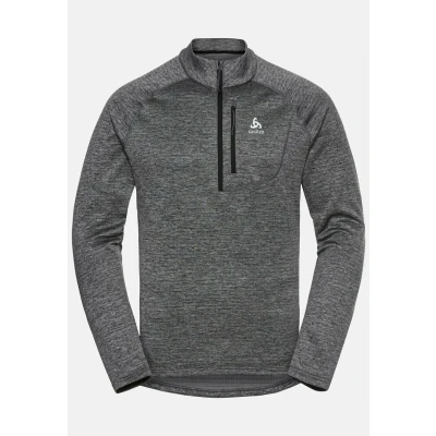 Abbildung von ODLO Tencia Langarmshirt, Herren, Größe: 58/60, Dark grey melange