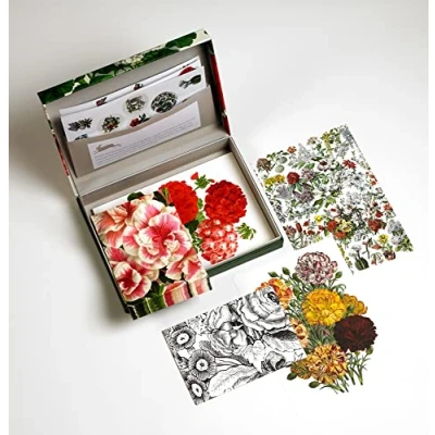 Abbildung von Flower Prints: LETTER WRITING Set / Briefpapier de Correspondence: Wrting (PEPIN SETS)
