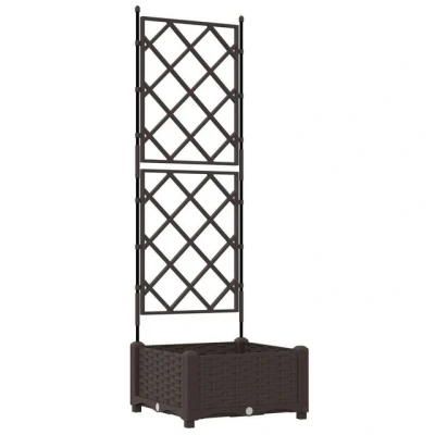 Abbildung von vidaXL Gartenpflanzkübel Braun Kunststoff 40 x 125 cm