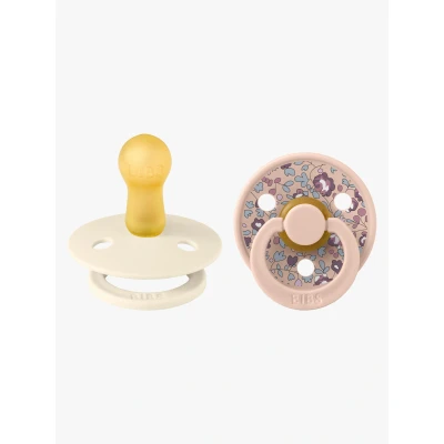 Abbildung von BIBS x Liberty Colour Schnuller 2er Pack Latex Größe 2 Rund, Eloise/Blush Mix