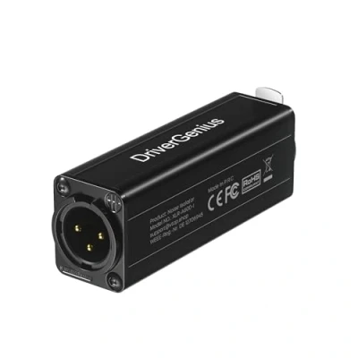 Abbildung von DriverGenius X Shield Ein Kanal XLR Entstörfilter Brumm Unterdrücker für Audio Interfaces, Mischpulte usw. (Passiv, Stecker/Buchse) Nicht Kompatibel mit Phantomspeisungs Mikrofonen
