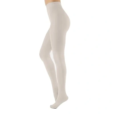 Abbildung von CALZITALY Blickdichte Weiche Strumpfhosen aus Mikrofaser Bunte Strumpfhose Damen S, M, L, XL, XXL, 3XL 4XL 80 DEN Made in Italy (L, Cremefarben)