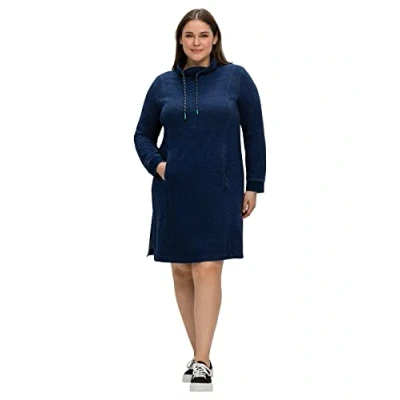 Abbildung von Sheego Freizeitkleid, Damen, Größe: 48, Dark blue denim