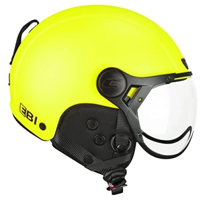 Abbildung von CGM Unisex Erwachsene Ebi skihelm, Neongelb matt, S (55 56cm)