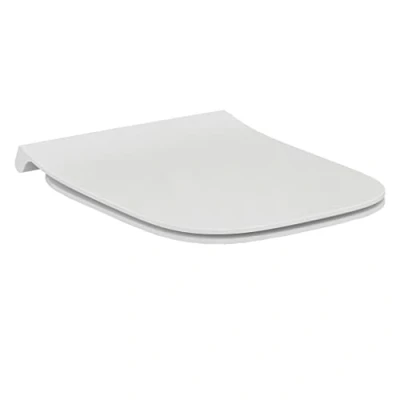 Abbildung von Ideal Standard i.life B T500301 Original WC Sitz in Sandwich Design, mit Softclose Absenkautomatik, Klodeckel Toilettendeckel Toilettensitz, Weiß