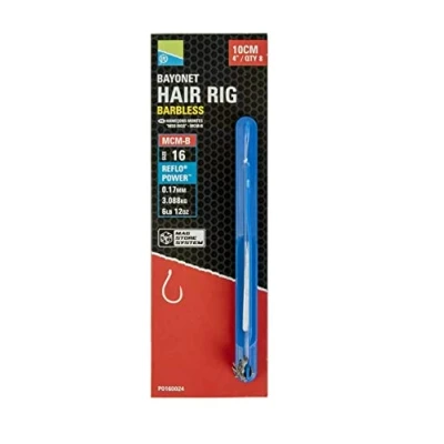 Abbildung von Montierte Haken Preston mcm b banded hair rigs 8x10