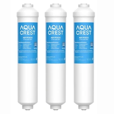 Abbildung von 3X AQUACREST DA29 10105J In Line Wasserfilter, Kompatibel mit Samsung Aqua Pure Plus (nur externe) HAFEX/EXP DA2010CB LG 5231JA2010B 5231JA2010A Wpro USC100/1 BL 9808 WSF 100, EF9603(3)