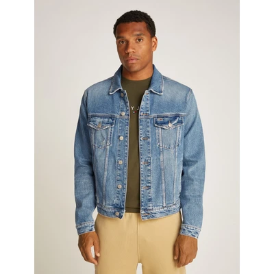 Abbildung von Tommy Jeans RYAN Jeansjacke, Herren, Größe: 50, Denim medium