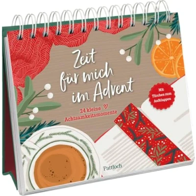 Abbildung von Zeit für mich im Advent: 24 kleine Achtsamkeitsmomente. Mit Türchen Achtsamer Adventskalender eine entspannte Adventszeit