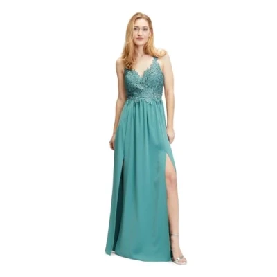 Abbildung von Vera Mont Damen 2540/4514 Kleid, Bright Eucalyptus, 42