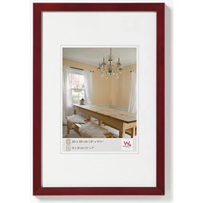 Abbildung von walther design Bilderrahmen mahagoni 15 x 20 cm Peppers Holzrahmen BP520R