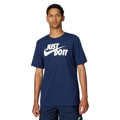 Abbildung von Nike AR5006 410 M NSW TEE JUST DO IT SWOOSH Sweatshirt Men&#039;s MIDNIGHT NAVY/WHITE XS