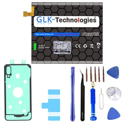 Abbildung von High Power Ersatzakku kompatibel mit Samsung Galaxy A40 (A405F) Original GLK Technologies Battery EB BA405ABE accu 3250mAh Akku inkl. Werkzeug