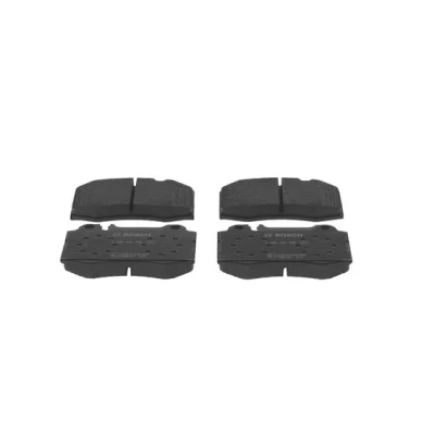 Abbildung von BOSCH 0 986 424 705 Bremsbelagsatz Low Metallic mit Anti Quietsch Blech MERCEDES BENZ: ML Klasse, S Klasse Limousine, SL Cabrio