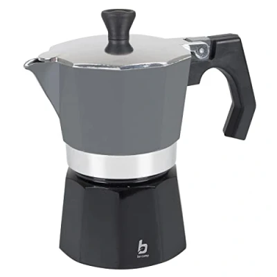 Abbildung von Espressokocher Percolator Kaffee Kocher Espresso Kanne Alu 3 Tassen