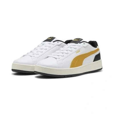 Abbildung von Puma Court Classico Sneakers Unisex Schuhe White/Archive Gold/Black Größe: 35.5