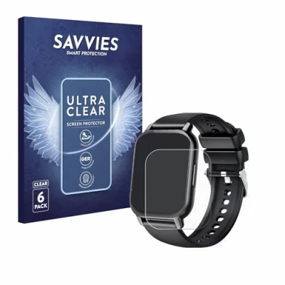 Abbildung von Savvies 6 Stück Schutzfolie für Hoxe Y6 1.85&quot; Displayschutz Folie Ultra Transparent