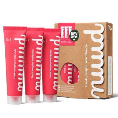 Abbildung von Nuud Care Deodorant Natural xXL Pack 3x40ml 1 set