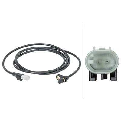 Abbildung von HELLA 6PU 012 679 661 ABS Sensor aktiver 2 1760 12 VOLKSWAGEN: Crafter 30 50 Kastenwagen, 35 Bus, Pritsche/Fahrgestell