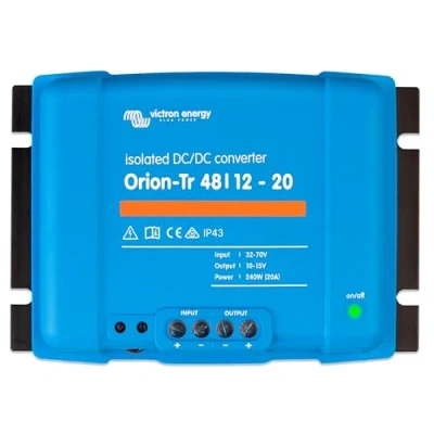 Abbildung von Victron Energy Orion Tr Spannungswandler 48/12 Volt 20 Ampere 240 Watt IP43 Geschützt DC Konverter für Doppelbatteriesysteme Isoliert