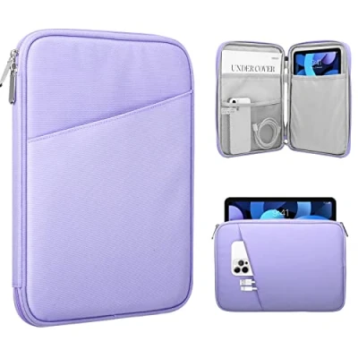 Abbildung von TiMOVO 9 11&quot; Tablet Tasche Hülle für iPad Air 11 2024/iPad Pro 10 10.9 2022, 2022 2018, 10.2, 5/4 10.9, Tab S9 2023/A8 10.5, Violett
