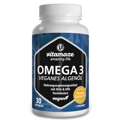 Abbildung von Omega 3 Vegan Algenöl Hochdosiert 30 St
