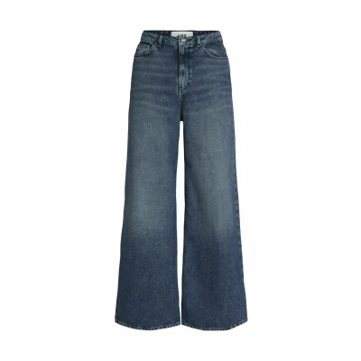 Abbildung von JACK&amp;JONES Damen JXTOKYO Wide HW R6129 DNM NOOS Jeans, Dark Blue Denim, 24W x 30L
