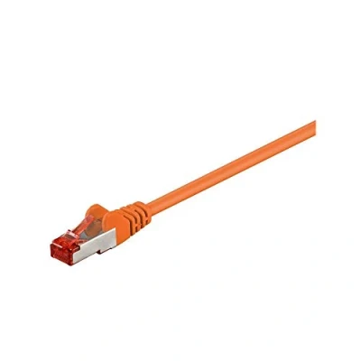 Abbildung von Goobay 93342 CAT 6 Verbindungskabel, S/FTP (PiMF), Violett, 0,25 m Länge