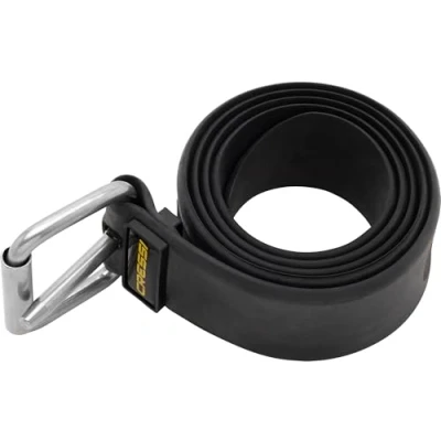 Abbildung von CRESSI Unisex Adult Ultra Belt Black 4mm Marseillaise Gürtel aus reinem Gummi für Tauchen und Apnoe, Schwarz, Einheitsgröße
