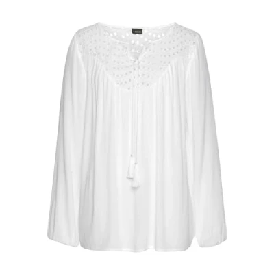 Abbildung von Lascana Bluse, Damen, Größe: 38, Weiß