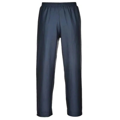 Abbildung von Portwest Sealtex Ocean Wasserdichte Hosen Elastisches Hüftband GeschweiÃŸte Säume Arbeitshose Marineblau, L