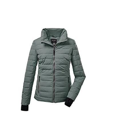 Abbildung von killtec Damen Steppjacke/Skijacke mit abzippbarem Schneefang KSW 248 WMN SKI QLTD JCKT, hell stahlmint, 46, 37438 000