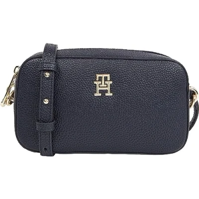 Abbildung von Tommy Hilfiger Emblem Camera BAG Umhängetasche, Damen, Größe: One Size, Space blue