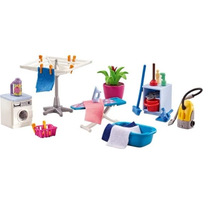 Abbildung von Playmobil® Spielwelt Hauswirtschaftsraum, (Set, 1 tlg., Playmobil Spielset), 1x Playmobil, Anleitung, Zubehörteile